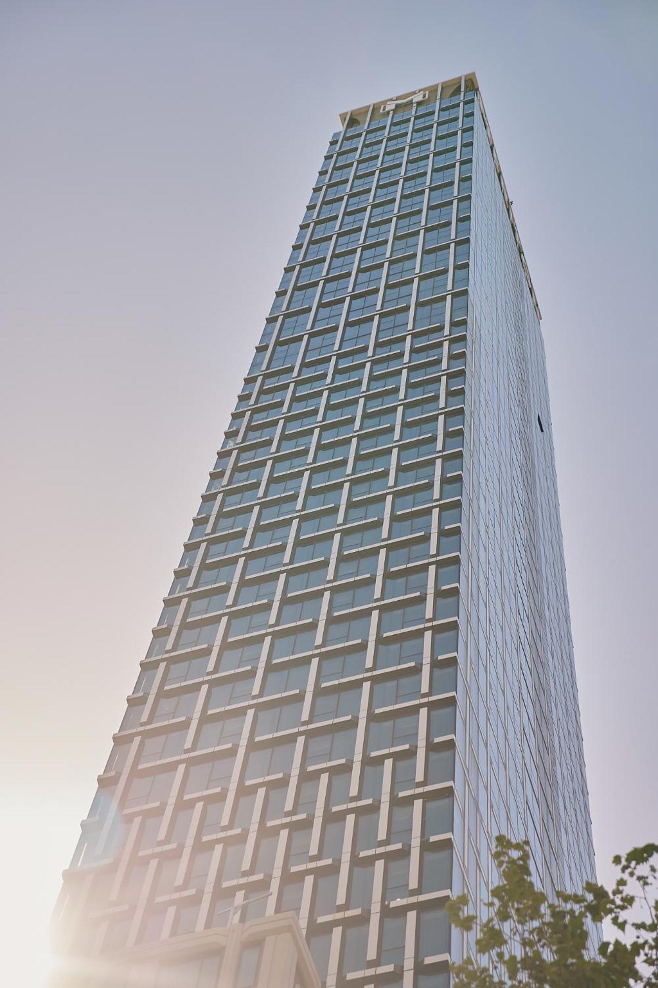Meriton Suites Melbourne Eksteriør billede The building's facade